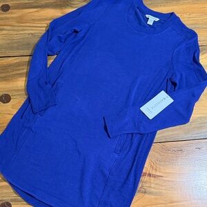 Athleta Long Sleeve Dress in Royal Blue